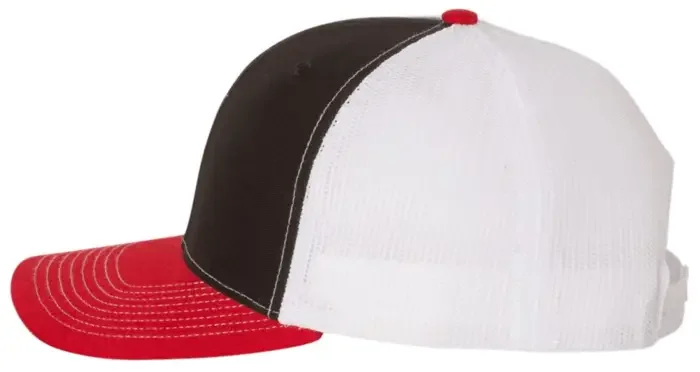 Black White Heather Red image 1