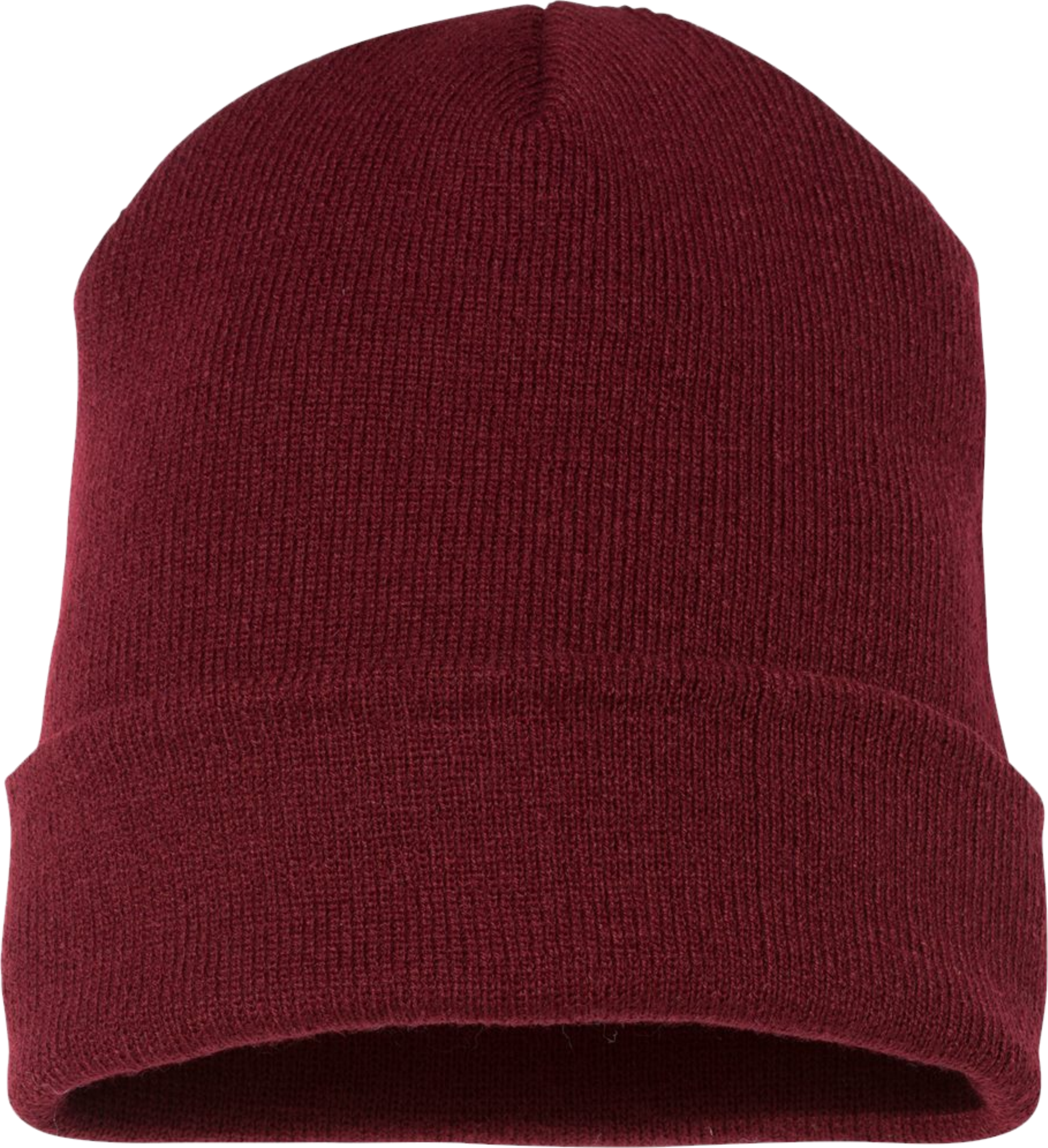 Maroon Cuffed Beanie image 0