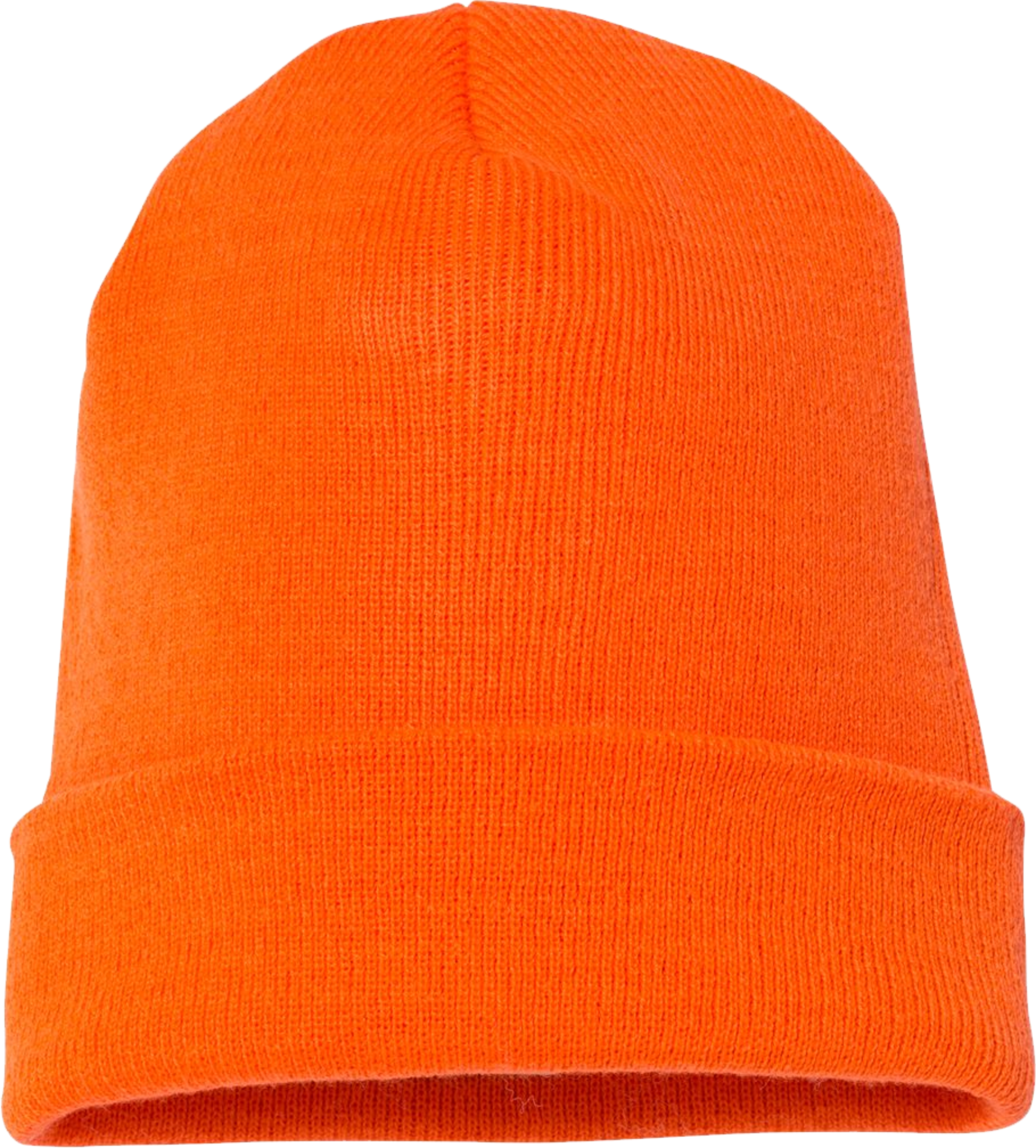 Blaze Orange Cuffed Beanie image 0