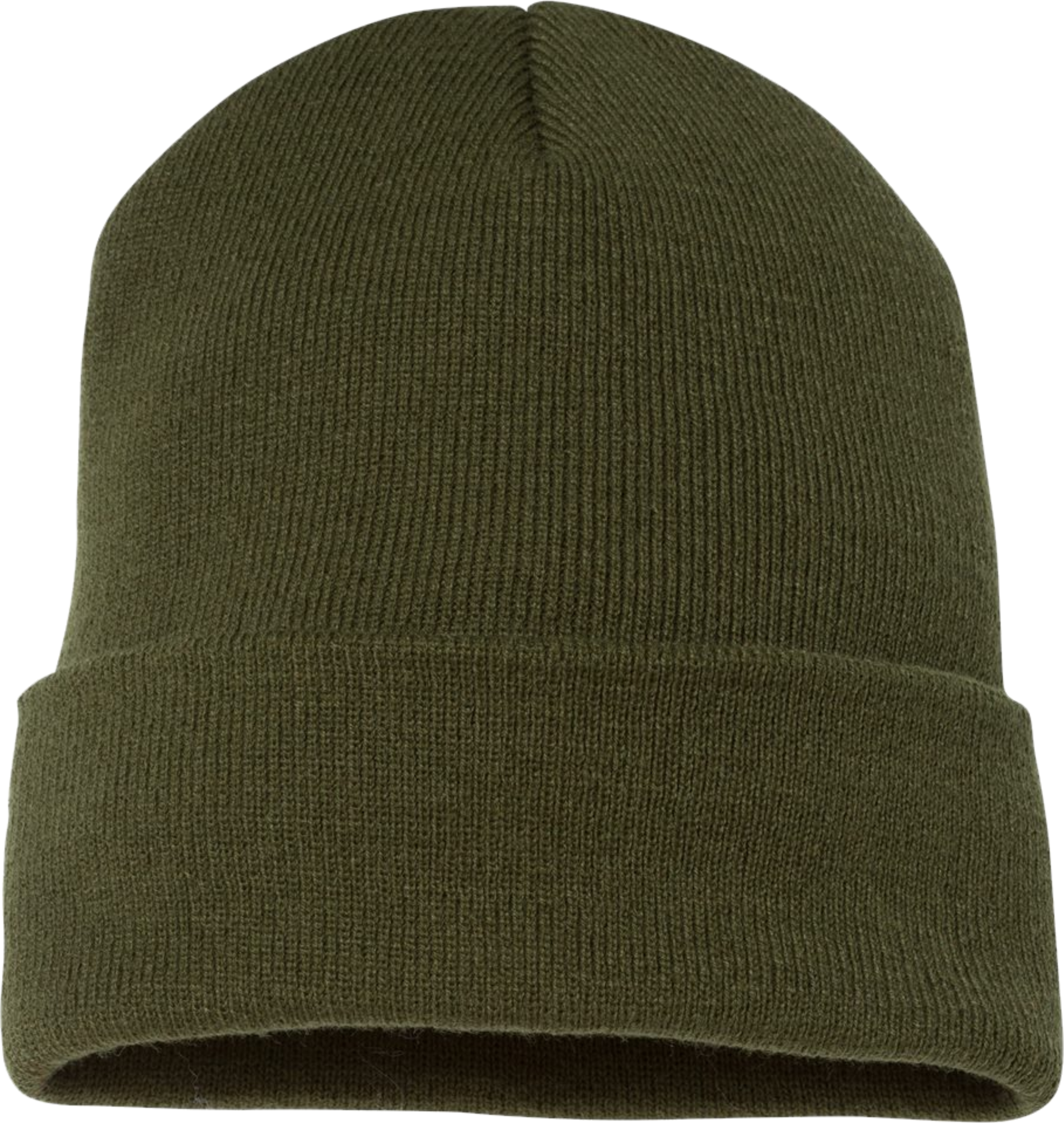 Olive Cuffed Beanie image 0